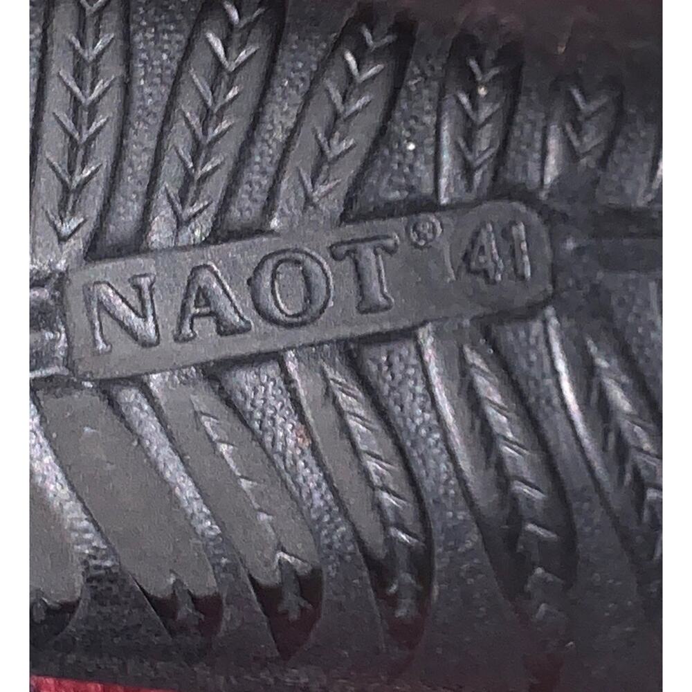 NAOT Women's Kirei Mary Jane Shoes Gray Leather Suede Size 10 EUR 41 - Picture 5 of 6